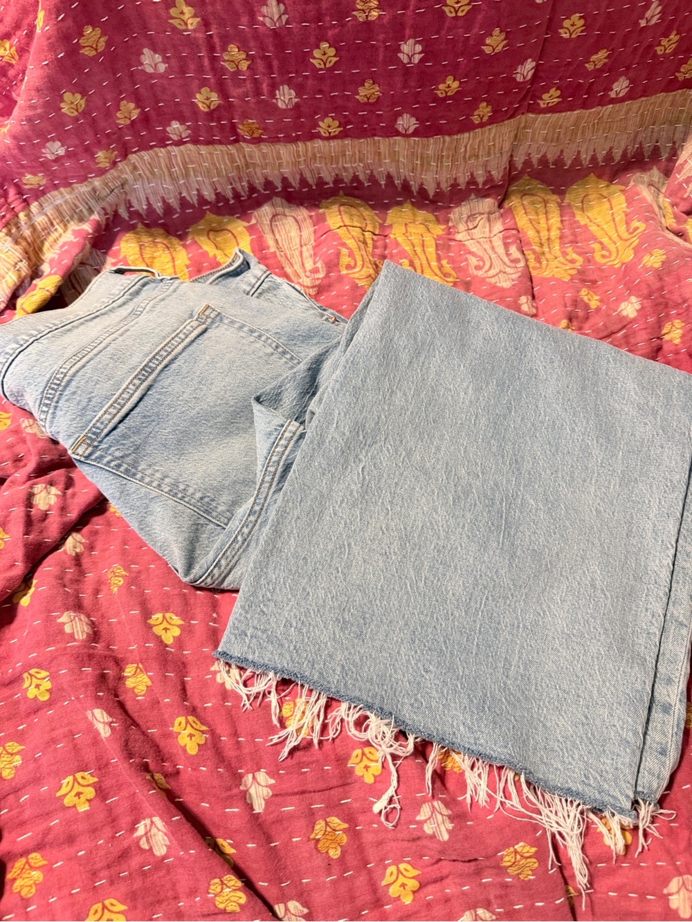 J. Crew Light Blue Wide-Leg Jeans - Picture 2 of 6